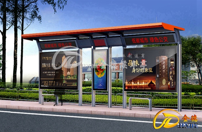 湖北第三批候車亭發(fā)貨安裝
