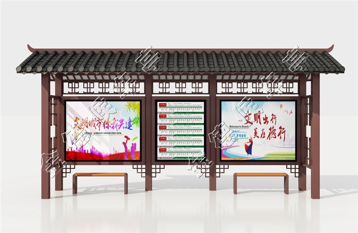 JD-仿古候車亭003